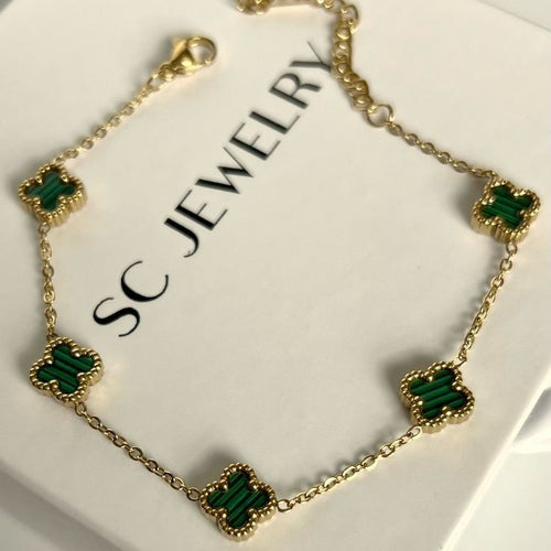 2x1  VAN CLEEF GOLD| Van Cleef Gold Edition: 2x1 Pulsera en Bañada en Oro 18K + Caja Premium 🎁