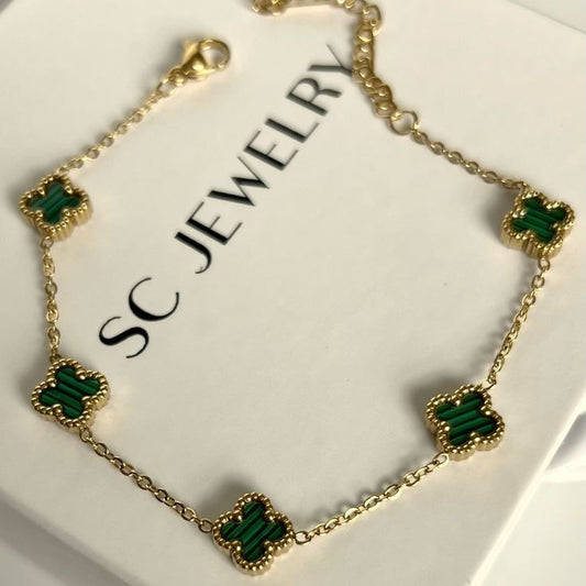 2x1  VAN CLEEF GOLD| Van Cleef Gold Edition: 2x1 Pulsera en Bañada en Oro 18K + Caja Premium 🎁
